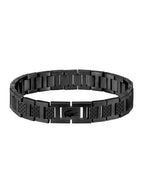 Lacoste-style stainless steel crocodile bracelet, men's luxury-inspired jewelry