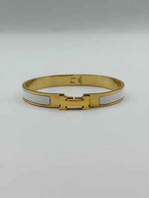 Slim Enamel Bangle