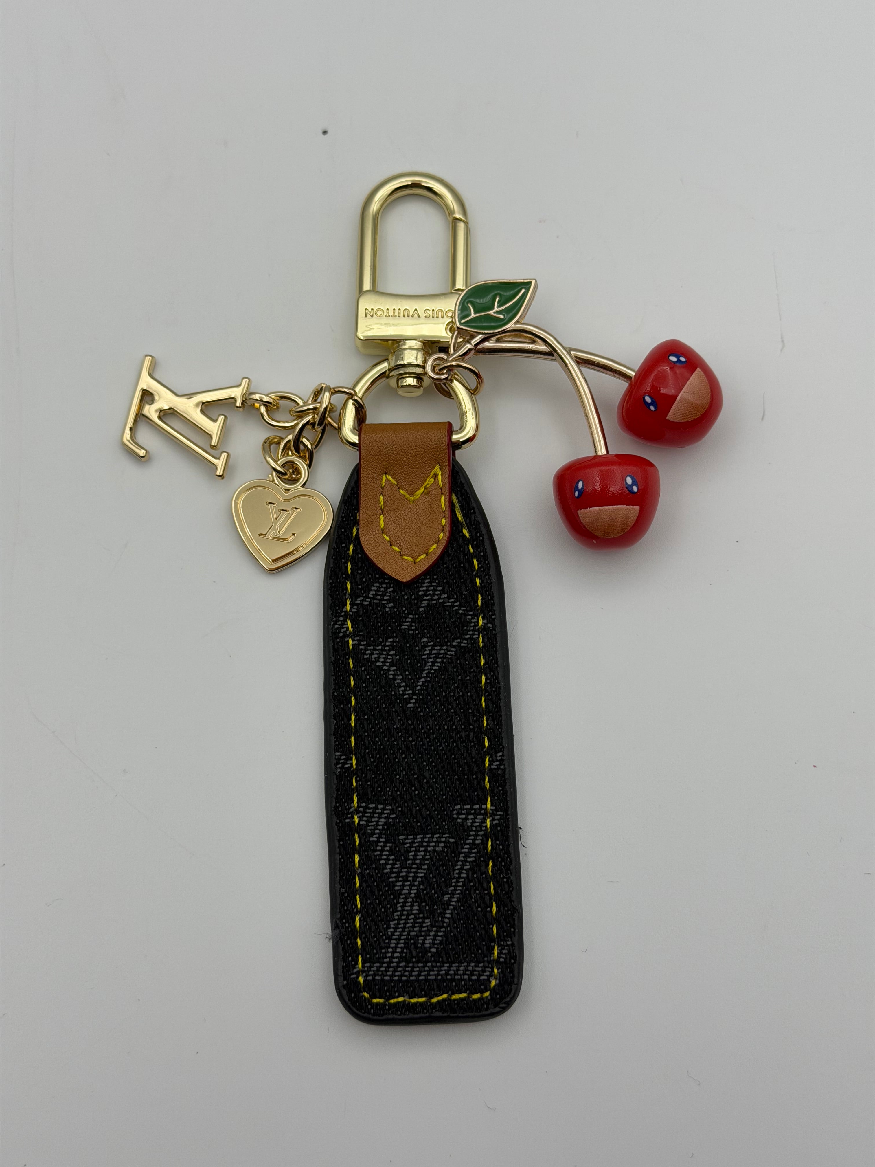 Louis Vuitton mini Cherry keychain