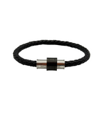 Montblanc-style magnetic clasp bracelet, men's luxury-inspired jewelry