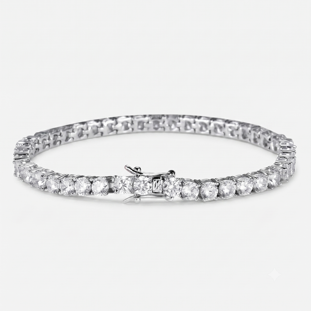 Copper & Zircon Tennis Bracelet