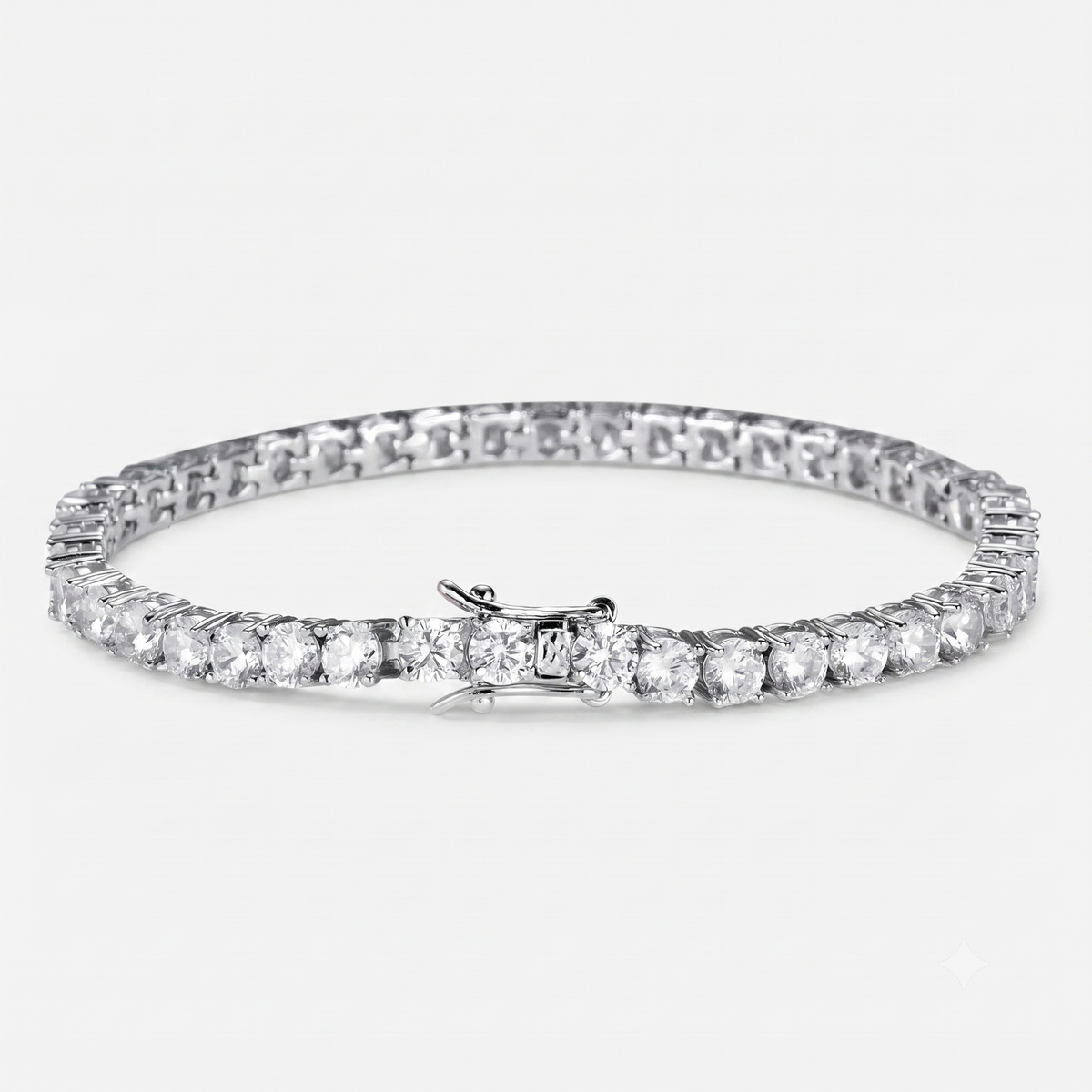 Copper & Zircon Tennis Bracelet
