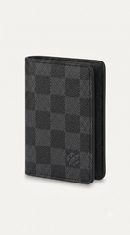 Checkerboard Print Wallet