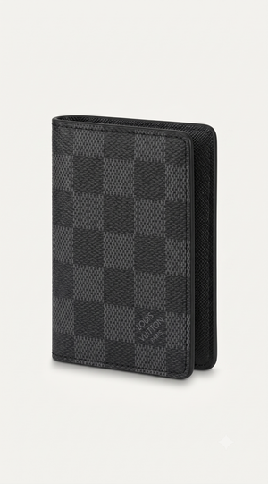 Checkerboard Print Wallet