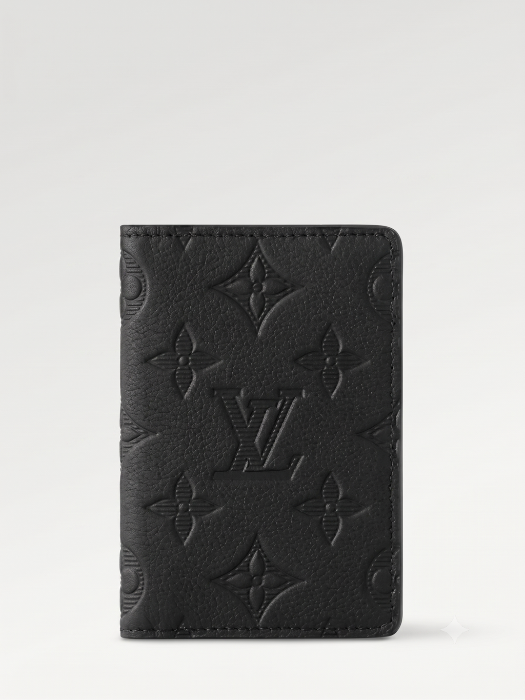 Louis Vuitton-Style Black Wallet