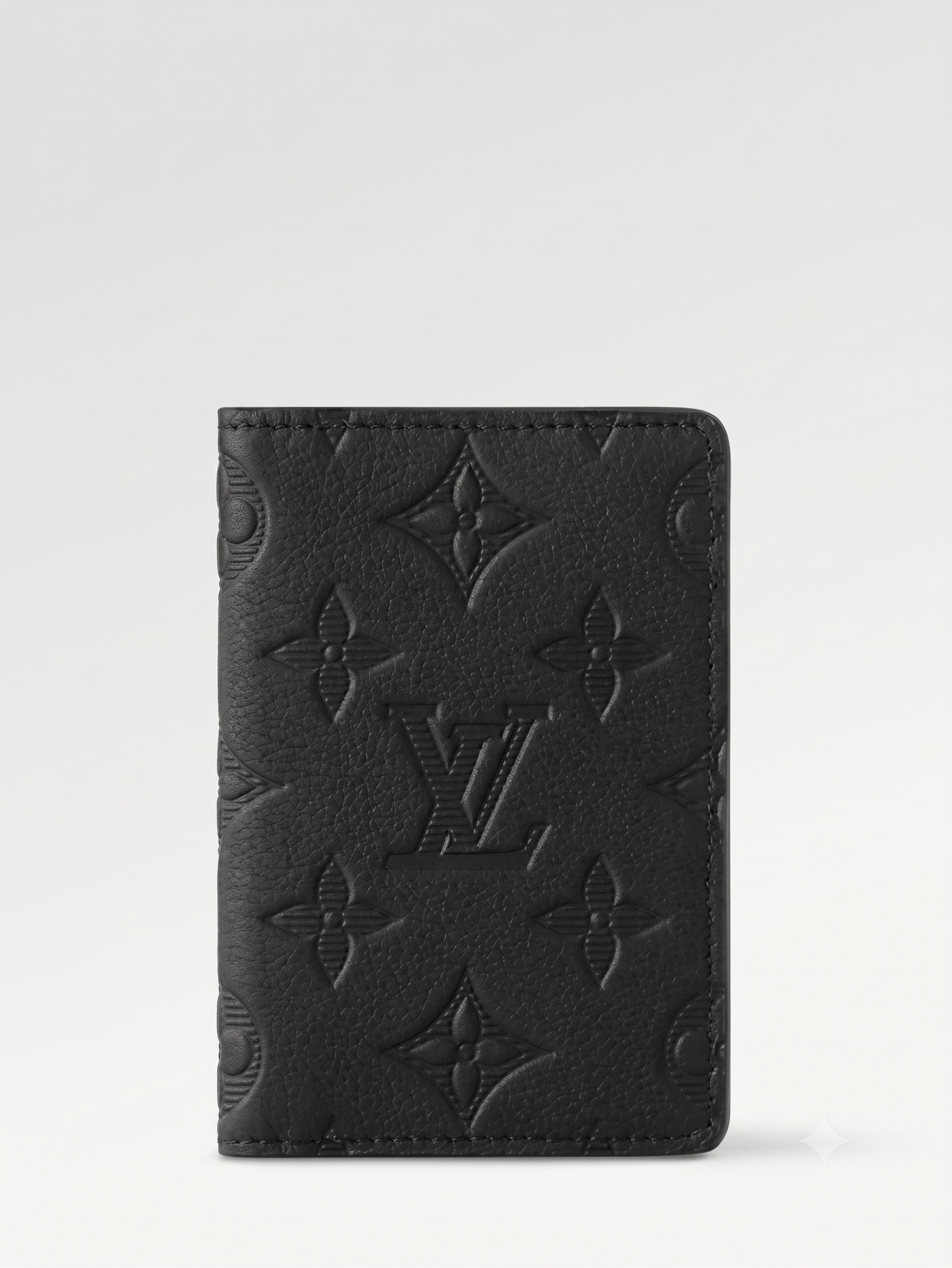 Louis Vuitton-Style Black Wallet