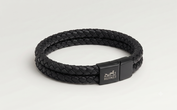 Hermès-Style Leather Bracelet