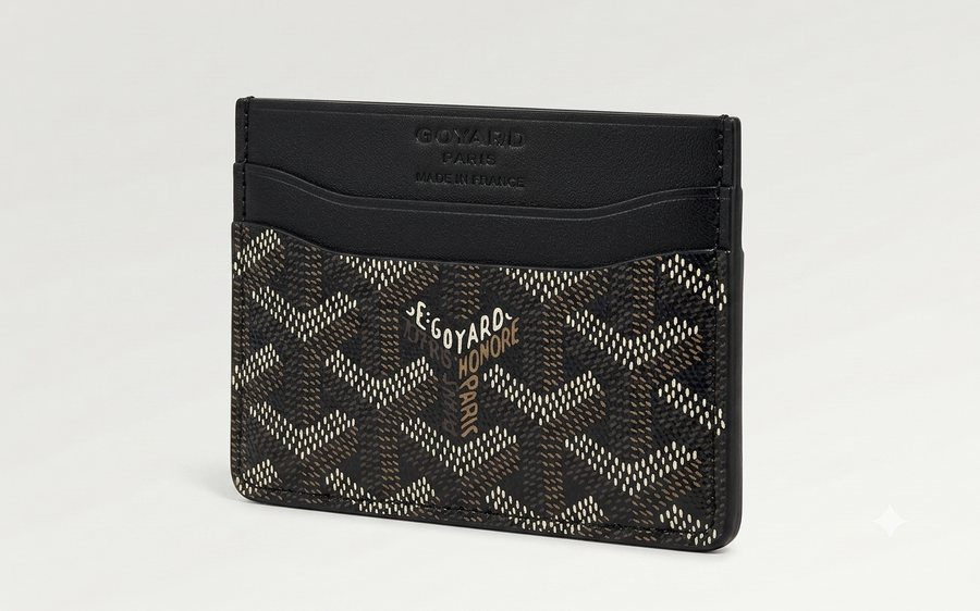 Chevron Print Card Holder