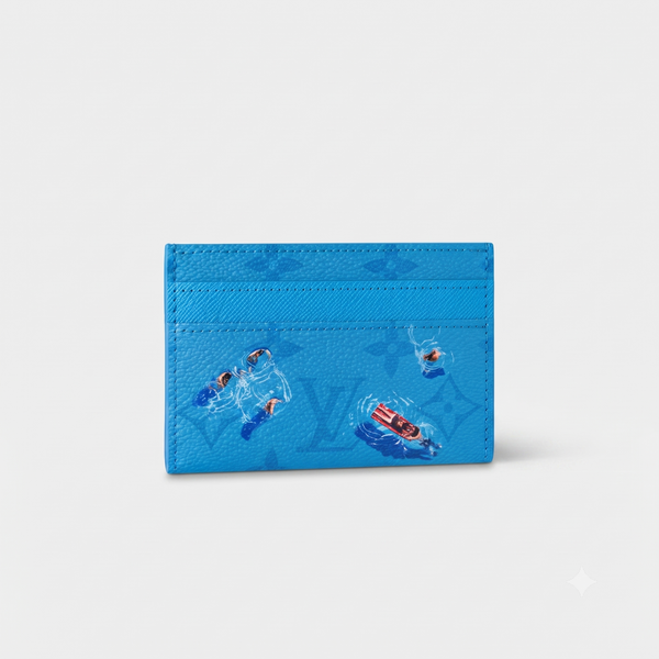 Louis Vuitton-Style Sport Monogram Card Holder