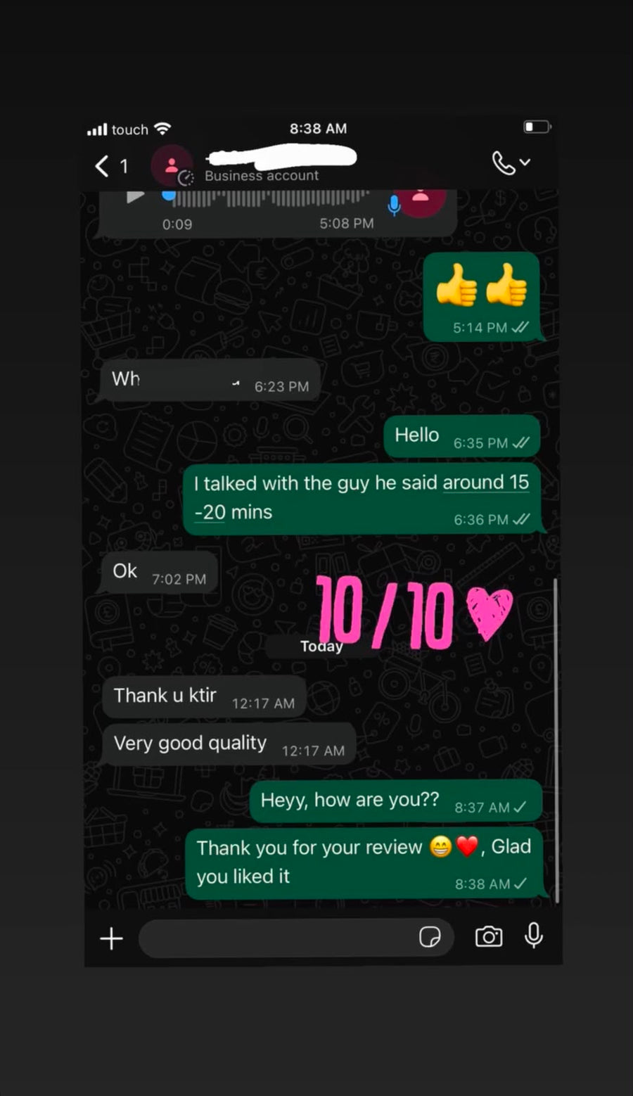 Customer review screenshot 6