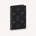 Louis Vuitton-Style Monogram Wallet - studio product photo