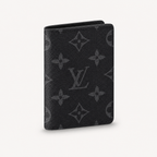 Louis Vuitton-Style Monogram Wallet - studio product photo