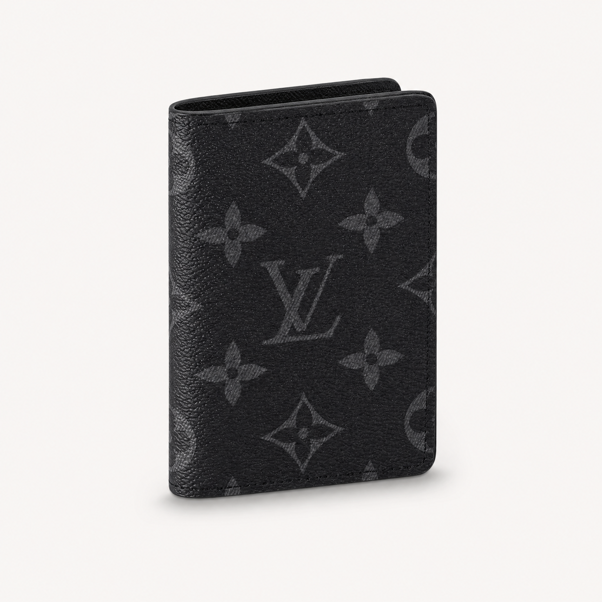 Louis Vuitton-Style Monogram Wallet - studio product photo