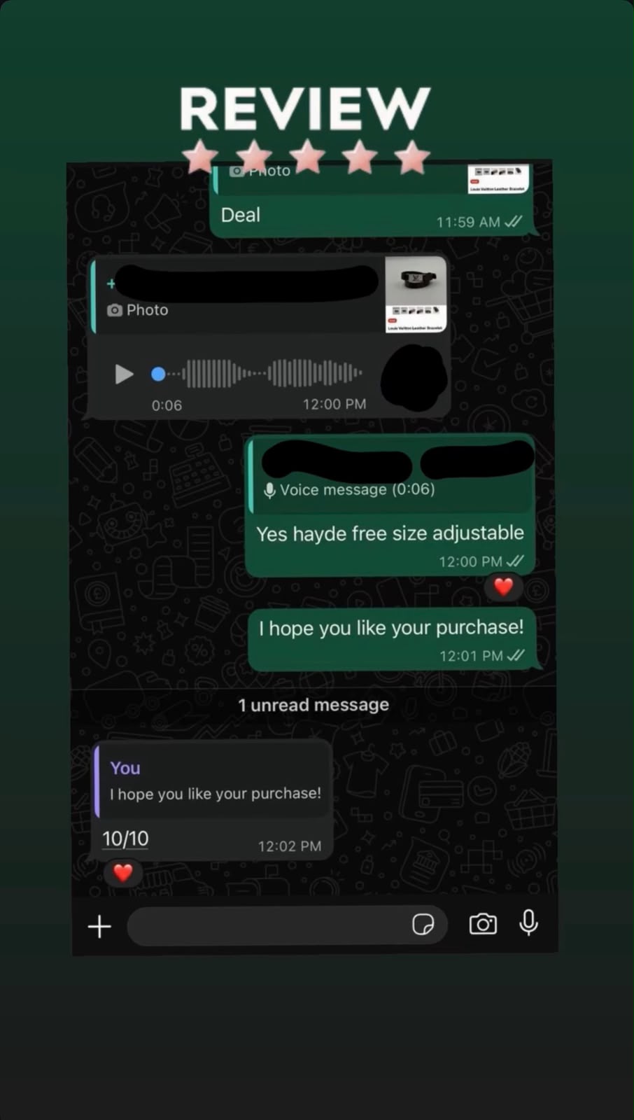 Customer review screenshot 1