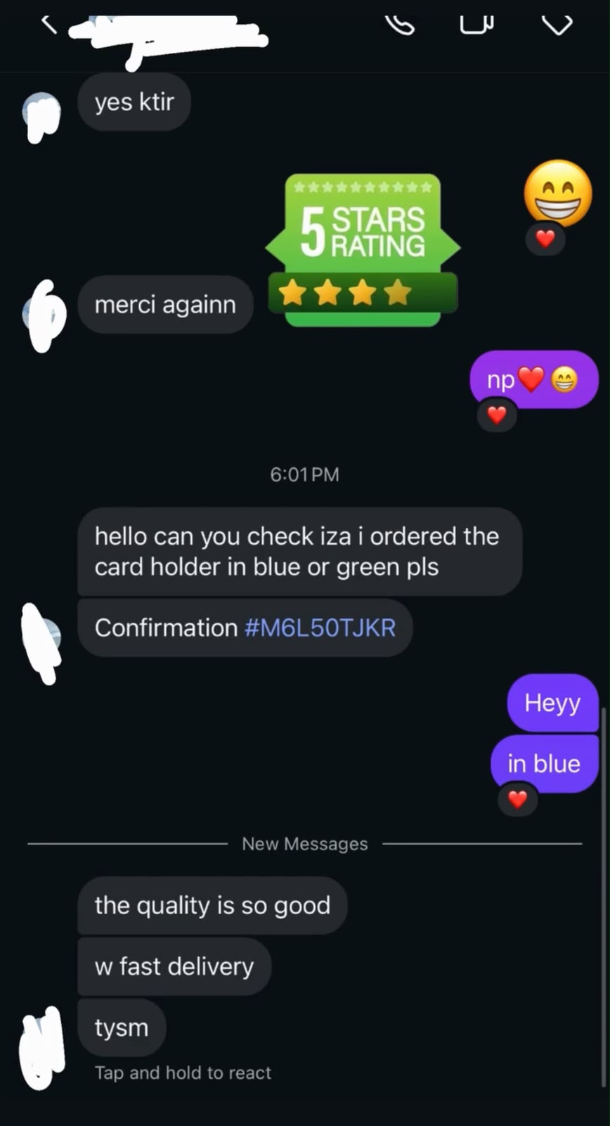 Customer review screenshot 2